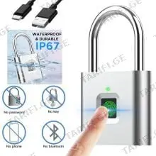 AICase G1-2 Waterproof Smart Fingerprint Door Lock ჭკვიანი საკეტი