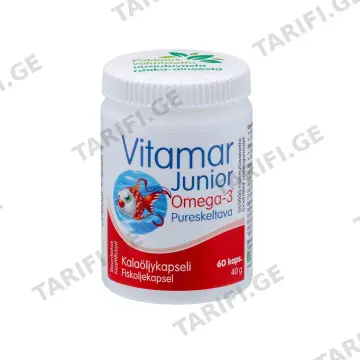 ვიტამარ - Vitamar ჯუნიორი ომეგა 3 ს.კ 60