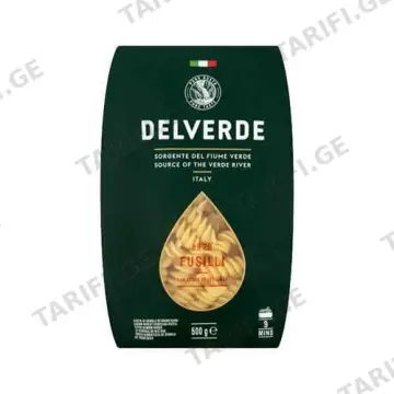 მაკარონი ფუსილი N29 /Delverde/ 500გ