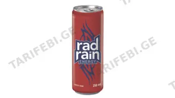 ენერგეტიკული სასმელი "Rad Rain" 250 მლ