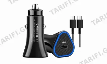 Samsung Car Charger + USB-C-C Cable