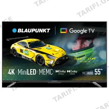 ტელევიზორი 4K MINI LED BLAUPUNKT 55MСG8000 55 ინჩი (140 სმ) GOOGLE TV