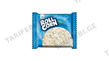 Roll Corn სიმინდის და ბრინჯის ქრისფი 30გრ