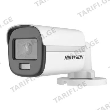 კამერა,Hikvision, DS-2CE10KF0T-FS, 2.8mm,HDTVI,5mp,Bullet,Fix,WL20m,ColorVu,Mic