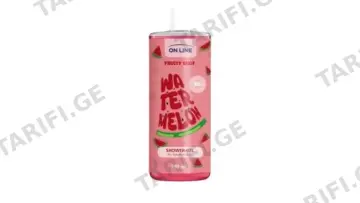 ონ ლაინ შხაპის გელი 2397 FRUITY SHOT საზამთრო 390მლ