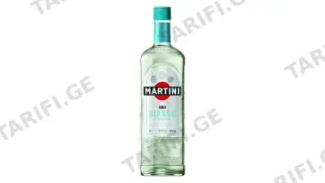 Martini Bianco 1 L 15 % New Design - ვერმუტი მარტინი ბიანკო