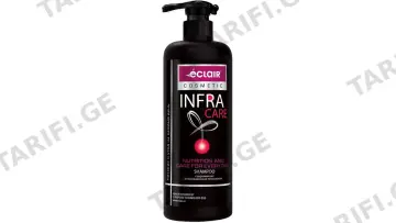ეკლარი შამპუნი 3398 Infra Care ბუნებრივი დატენიანება 900მლ *