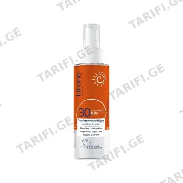 მზისგან დამცავი ზეთი ორფაზიანი SPF30 150მლ 3411 ლირენე - Lirene
