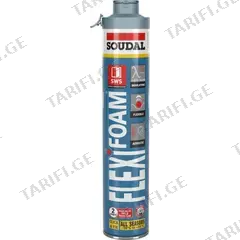 სამონტაჟო ქაფი Soudal Flexifoam Gun 750 მლ
