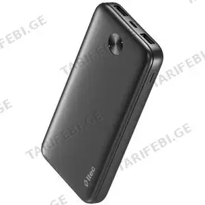 Ttec Recharger 10000mAh Power Bank Black 2BB234S