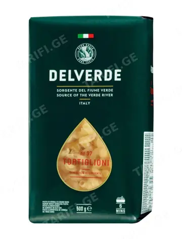 მაკარონი/Delverde/ ტორტილიონი N37, 500გ