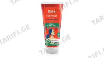 DELIA FRUIT ME UP სახის და ტანის სკრაბი მარწყვი 200 მლ (დელია)