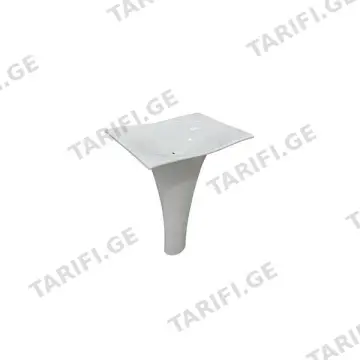 აბაზანის ნიჟარა LOTUS MONOBLOCK WB W.OUT TAP HOLE-60CM-A.WHITE