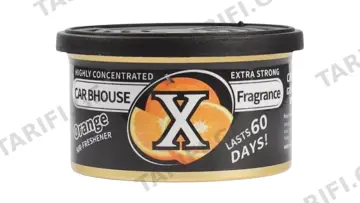 Car Bhouse X Fragrance Lavender Air Freshener - Orange (ფორთოხალი)
