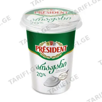 არაჟანი 20% /პრეზიდენტი/ 325გრ