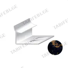შიდა კუთხე ფილის Salag PVC 9/2500 მმ Marm ყვითელ-ცისფერი