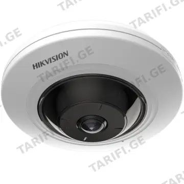 კამერა IP, Hikvision, DS-2CD2955G0-ISU(1.05mm), 5mp, fisheye