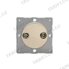 როზეტი Varilight R/TV/SAT სატინი