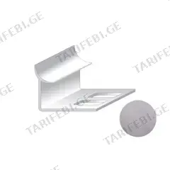 შიდა კუთხე ფილის Salag PVC 9/2500 მმ Marm. ყავისფერი სადაფი