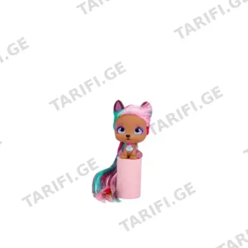 მინი მოგზაური ცხოველები ბოთლში Aurora VIP Pets Glam Gems IMC Toys 450508