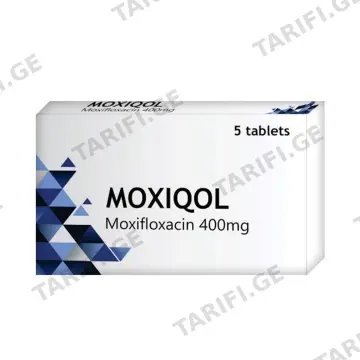 მოქსიქოლი - Moxiqol 400 მგ 5 ტაბლეტი