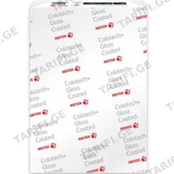 საოფისე ქაღალდი XEROX PAPER COLOTECH PLUS GLOSS COATED SR A3 003R90347 210 g/m2 (250 SHEETS)