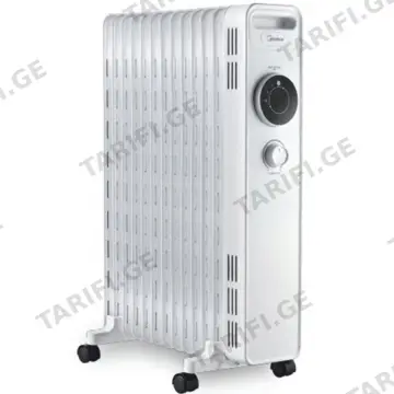 13 სექციანი ზეთის რადიატორი MIDEA NY2513-22M (2500W)