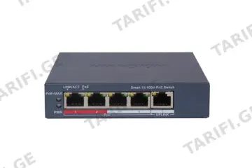 სვიჩი POE DS-3E1105P-EI,4 Port Fast Ethernet Smart POE Switch