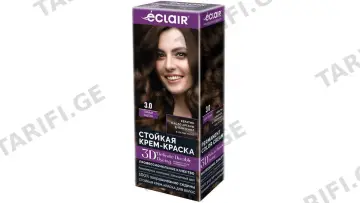 ეკლარი თ/ს 3D 2629/8492 მუქი წაბლისფერი N3.0 *