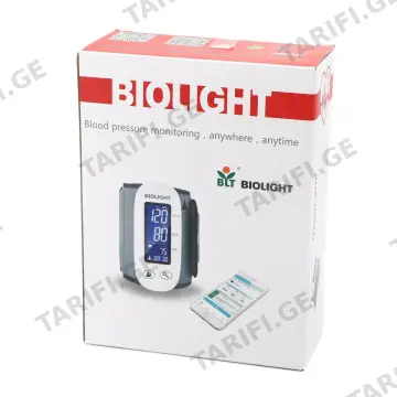 BIOLIGHT - ბიოლაითი მკლავის ელექტრონული წნევის აპარატი BIOLIGHT