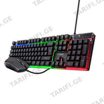 კლავიატურა TRUST 23289 GXT838 Azor Combo KB + Mouse არა არა
