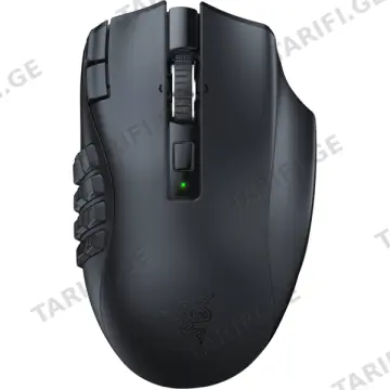 მაუსი Razer RZ01-03600100-R3G1 Naga V2 HyperSpeed, Wireless, USB, Bluetooth, Gaming Mouse, Black