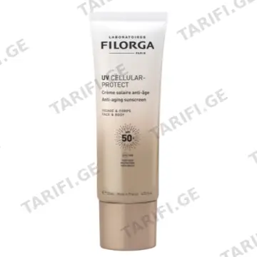 ფილორგა - UV CELL PROTECT მზისგან დამცავი SPF 50+ სახე/ტანის კრემი 125მლ