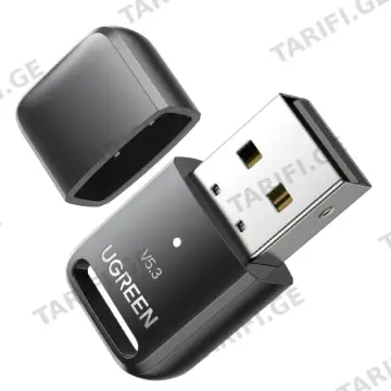 Bluetooth ადაპტერი UGREEN CM591 (90225), USB Bluetooth 5.3 Adapter, Black