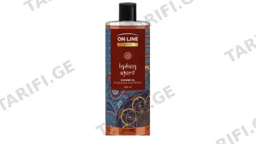 ონ ლაინ შხაპის ზეთი 2472 Senses Indian Spirit 500მლ *
