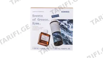 კორესი ნაკრები 7656 სუნამო და შხაპ/გელი KYMA EDT 50მლ/250მლ *