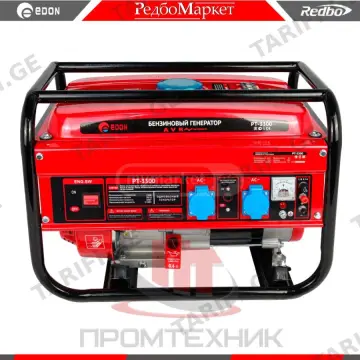 აქცია გენერატორი ბენზინის ძრავზე EDON PT-3300 (3300 W, 15 L)