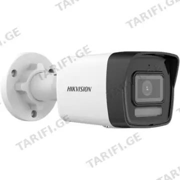 კამერა IP, Hikvision,DS-2CD1083G2-LIU(2.8mm), IP,8mp,Hybrid Light Fixed Bullet,IR30m,Mic,