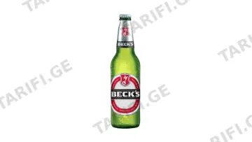 ლუდი ბექსი შუშა 0.5ლ