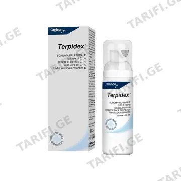ტერპიდექსი ქუთუთოს ქაფი - Terpidex Eyelid Foam 50მლ