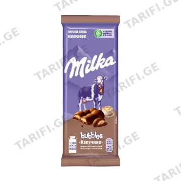 შოკოლადის ფილა მილკა ბაბლზი 97 გრ