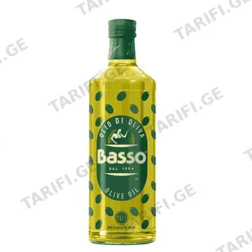 ზეთი ზეითუნის რაფინირებული + ცივი დაწურვა /Basso/ 1ლ