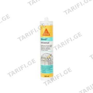 სილიკონი უნივერესალური უფერო Sikasil® – Universal sefaf 280 ML