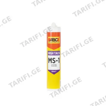 სილიკონი - წებო თეთრი ABC MS1 HIGH TACK WHITE