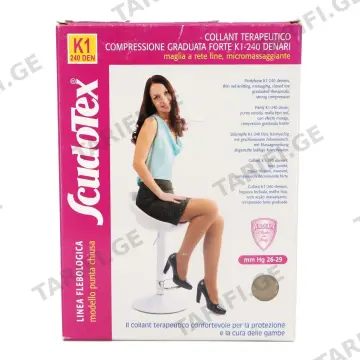 ანტივარიკოზული კოლგოტი კრემისფერი XXL 3759 სკუდოტექსი - Scudotex