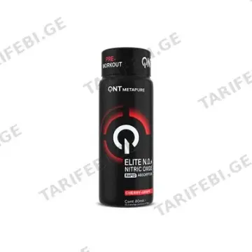 ქიუენთი-QNT-ენერგიის მოსამატებელი Elite N.0.+ Pre Workout ალუბალი/ყურძნის არომატ