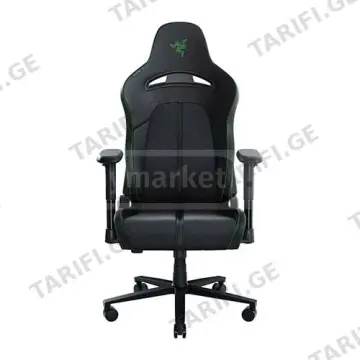 კომპიუტერის სკამი - Razer Gaming Chair Enki X Black-Green