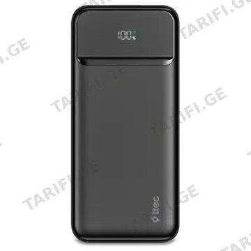 პორტატული დამტენი TTEC RECHARGER LCD 2BB233S 10000MAH 20W PD BLACK