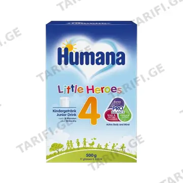 რძის ნაზავი 4 FS გმირები 500 გ 2613 ჰუმანა - Humana