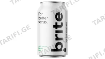 "Brite"-ენერგეტიკული სასმელი ლიმონი და ლაიმი 330მლ